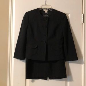 Black LOFT Skirt Suit